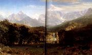 Albert Bierstadt Les Montagnes Rocheuses,Lander's Peak Spain oil painting artist